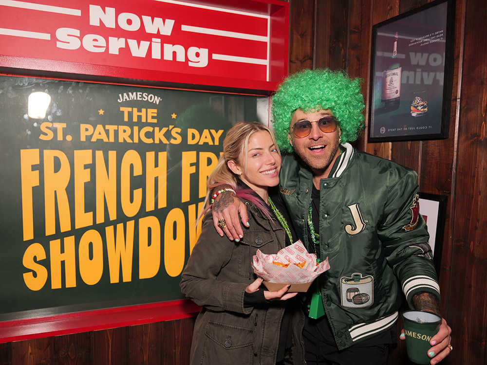 Ryan and Lexi-Cabrera at the Pre-St.Patrick's Day celebration in LA hosted by CHAIN X Jameson Irish Whiskey