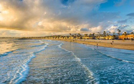 newport beach sunset